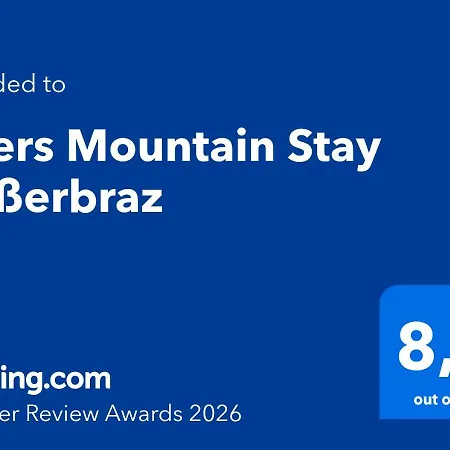 Baers Mountain Ausserbraz Apartmán *